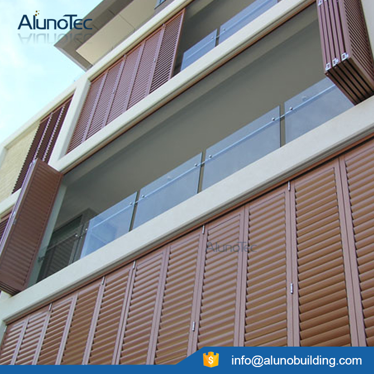Exterior Bi Folding Aluminium Louvered Shutters Buy