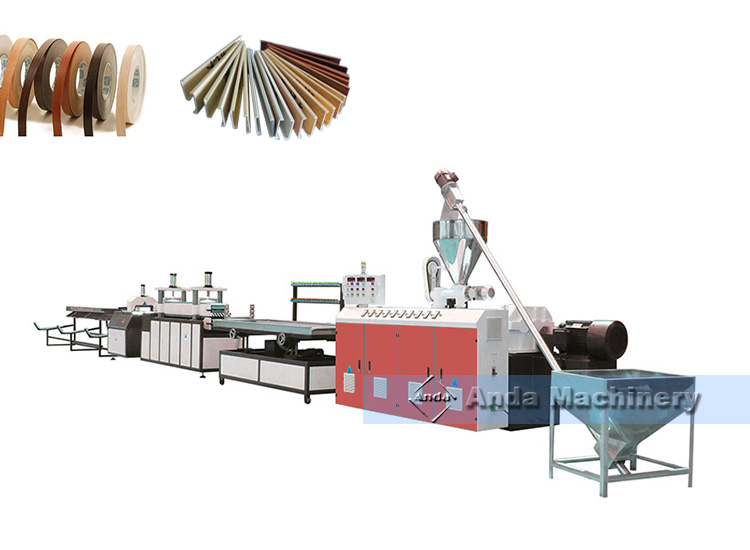 Pvc Edge Banding Production / Extrusion Line from China manufacturer Anda Machinery Co., Ltd.