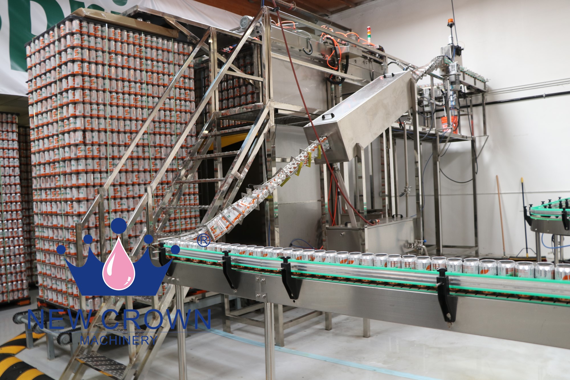 Depalletizer Buy Can Depalletizer Product on New Crown Machinery