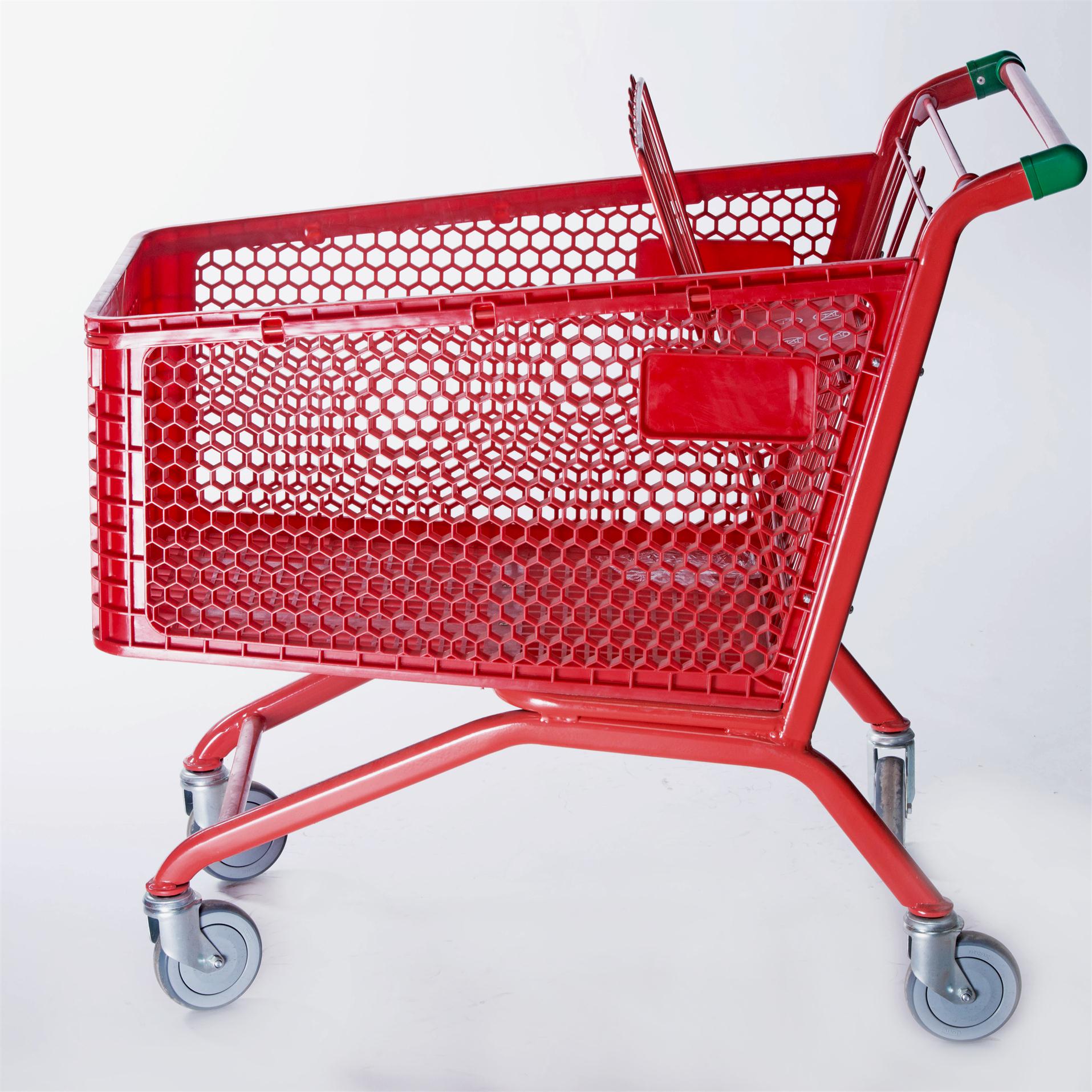 Plastic Shopping Cart (YRDSA180) Buy heavy duty plastic shopping
